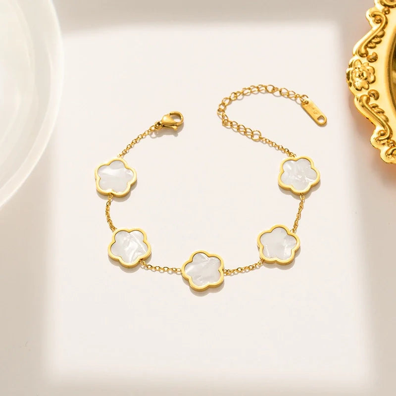 Clover Armband Gold