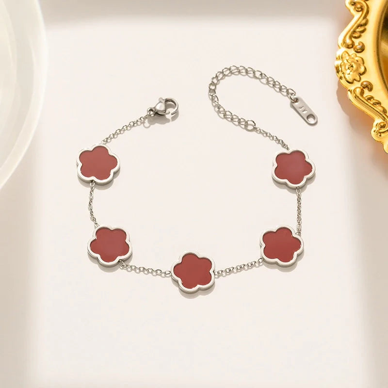 Clover Armband Silber