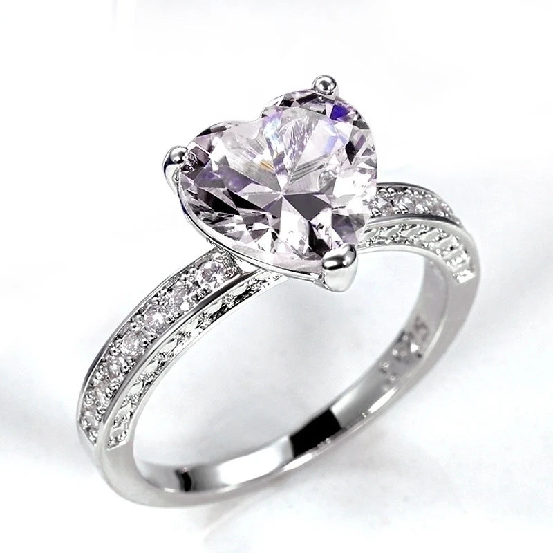Zirconia Ring Silber