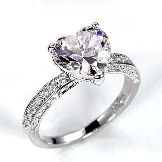 Zirconia Ring Silber