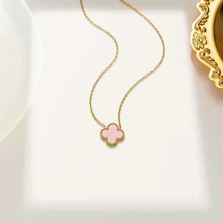 Rosa de Luz Clover Kette Gold
